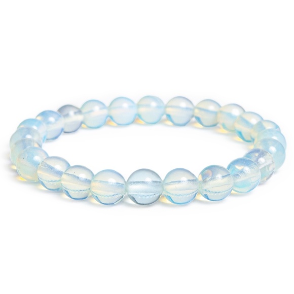 Natural Opalite Stretch Bracelet for Woman - The Stone for Merchants - Picture 1 of 3